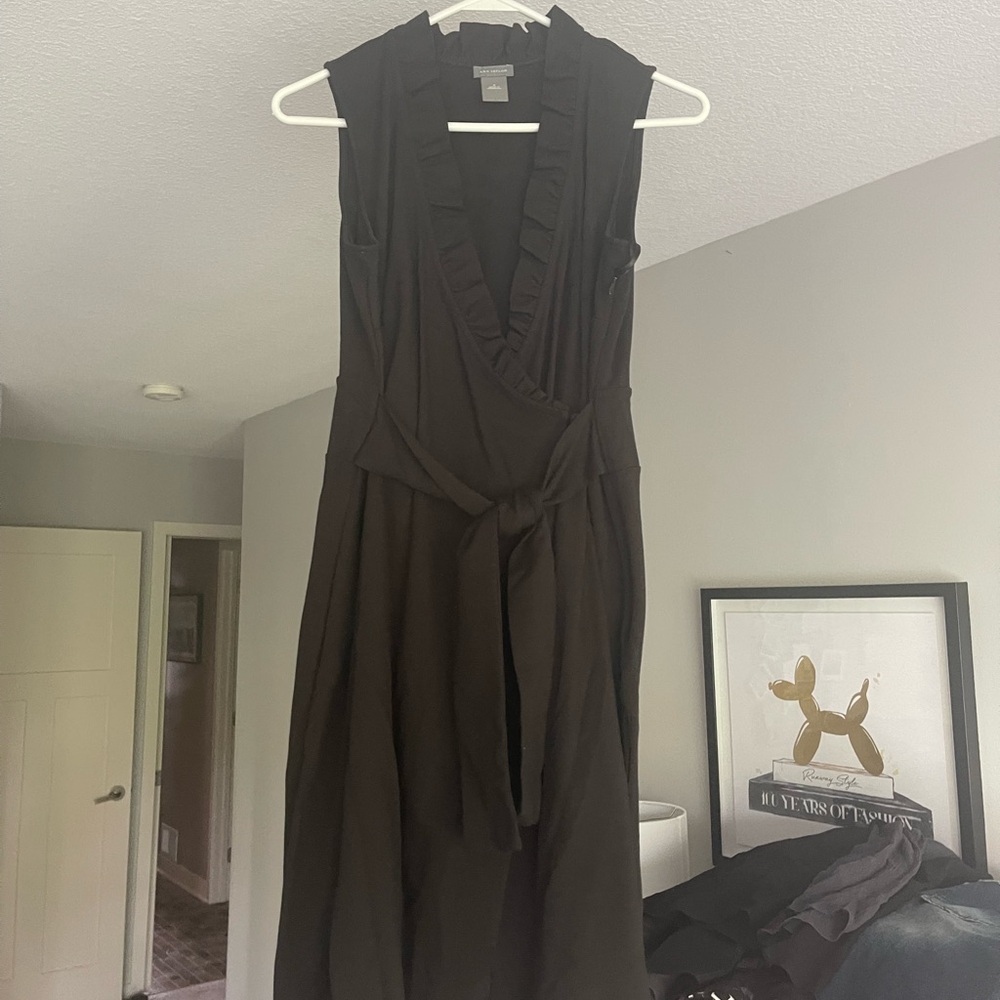 Knit wrap style dress